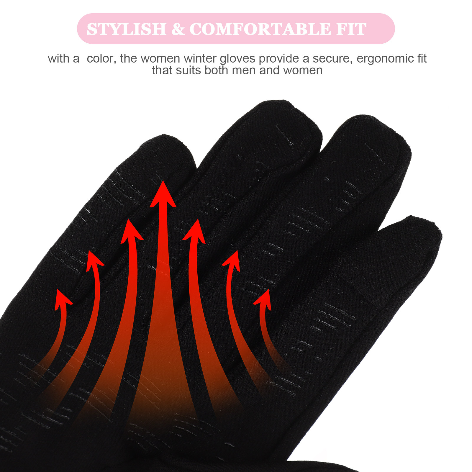 Czarne damskie rękawice narcia – Winter Glove Insulated recenzja i cena