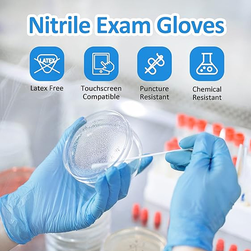 Rękawiczki nitrylowe w kolorze – Exam Glove Nitrile recenzja i cena